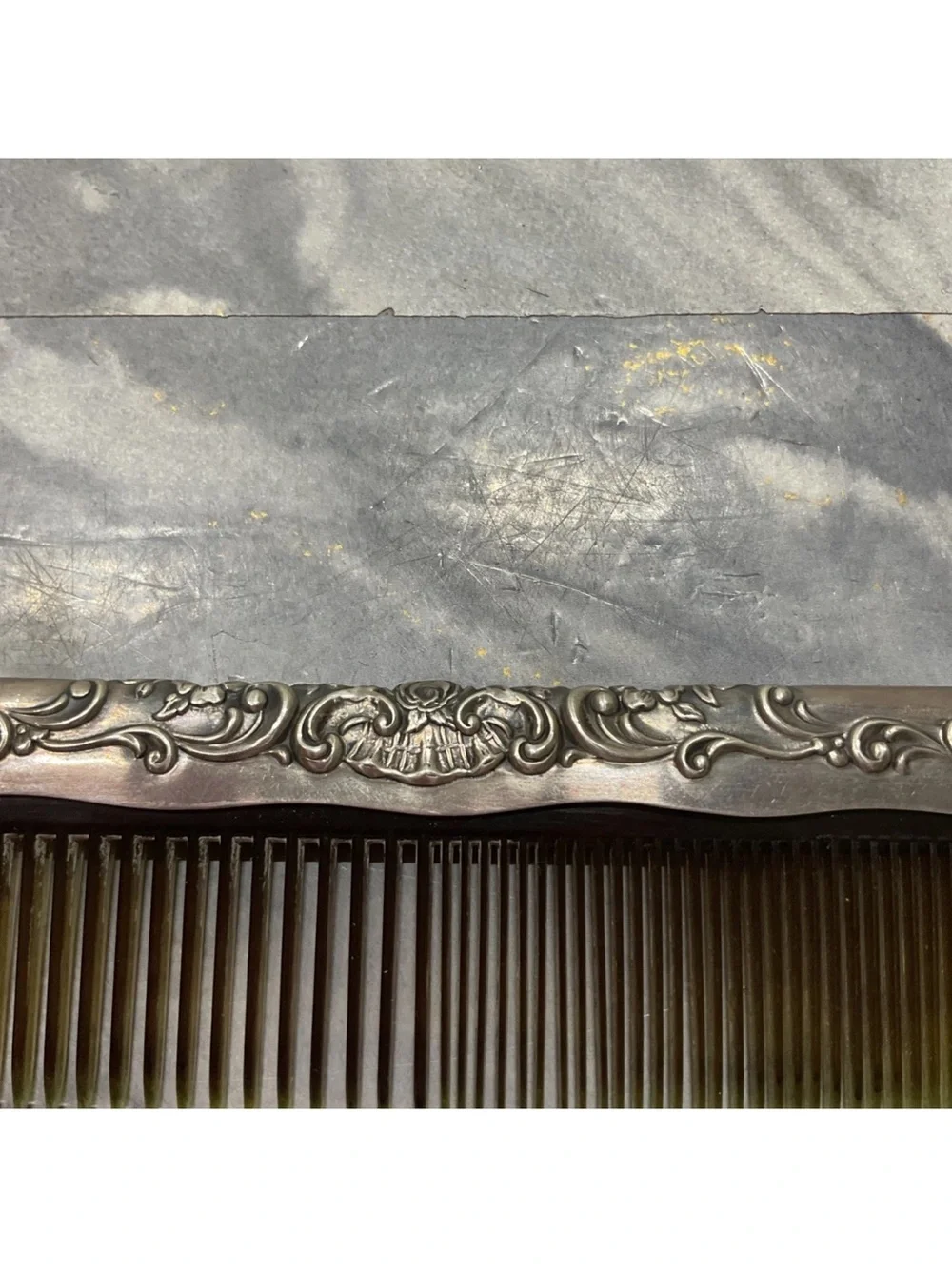 Gorham Sterling Comb Flower Pattern
